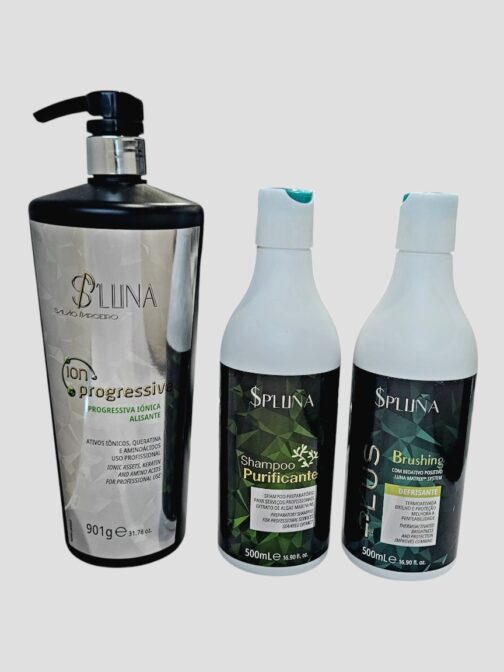 (1 Progressiva 901g + 1 SH Purificante 500mL + 1 Brushing 500g)