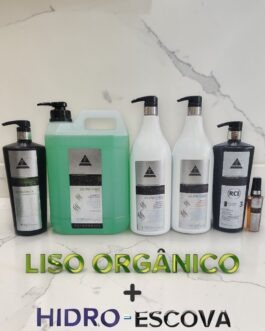 Kit Profissional : Liso Orgânico + Hidro-Escova