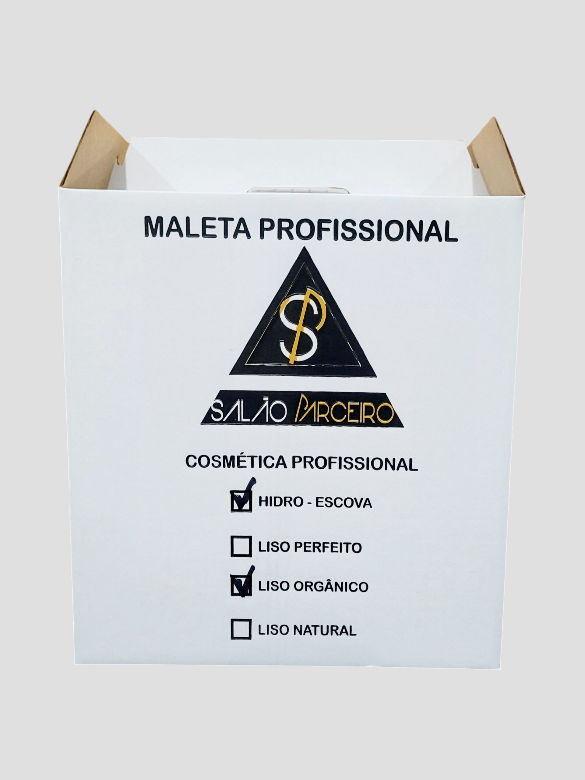 MALETA PROFISSIONAL : Hidro-Escova +Liso Orgânico