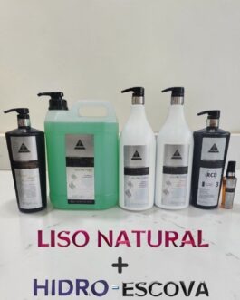 Kit Profissional : Liso Natural + Hidro-Escova