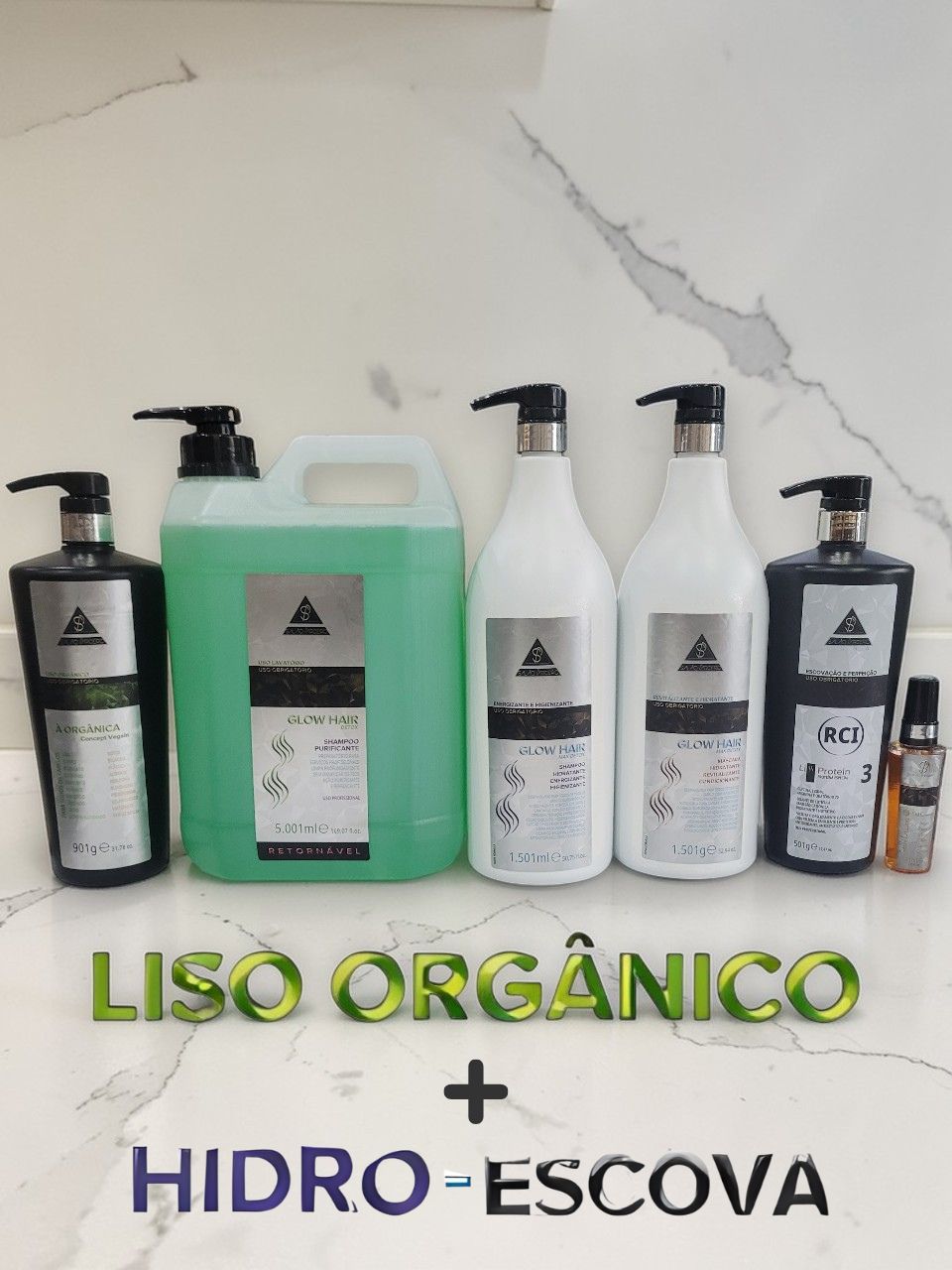 liso organico + hidroescova