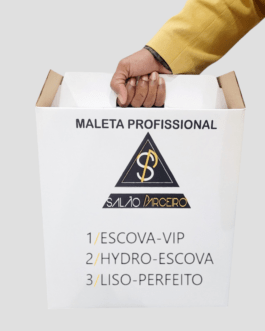 MALETA PROFISSIONAL = Escova-Vip + Hydro-Escova + Liso Perfeito