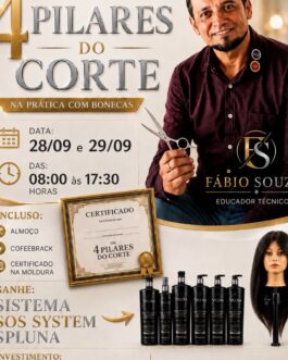 Curso – “Os 4 Pilares do Corte”  – 28.09 e 29.09.2026